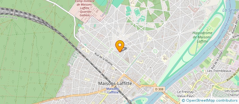 localisation de l'entreprise SCI BOUGACHA  MAISONS-LAFFITTE