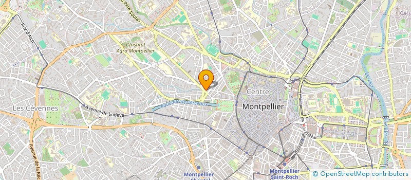 localisation de l'entreprise SCI BOUGAIN VILLIER à MONTPELLIER
