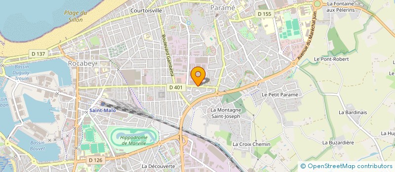 localisation de l'entreprise SCI BOUGAINVILLE  SAINT-MALO