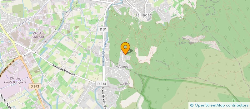 localisation de l'entreprise SCI BOUGAINVILLES  CAVAILLON