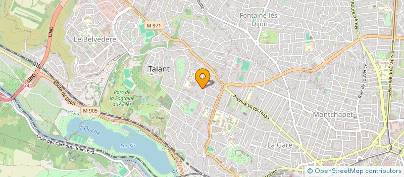 localisation de l'entreprise SCI BOUGAINVILLIERS  TALANT