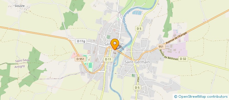 localisation de l'entreprise SCI BOUGAINVILLIERS A&M à SAINT-SAVIN