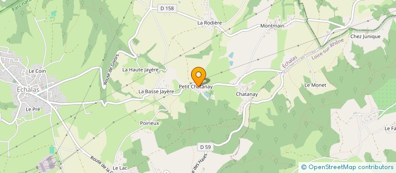 localisation de l'entreprise SCI BOUGAL  ECHALAS