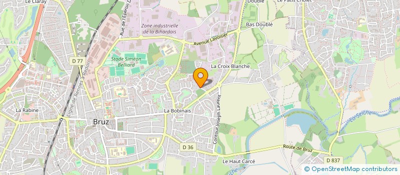localisation de l'entreprise SCI BOUGBOUG  BRUZ