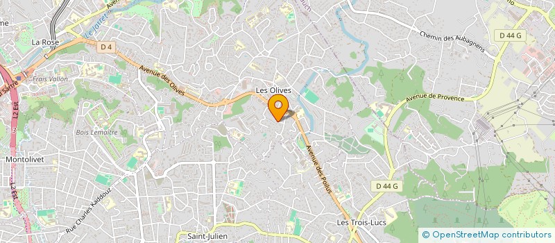 localisation de l'entreprise SCI BOUGNETTE à MARSEILLE