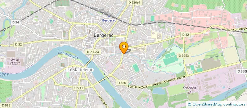 localisation de l'entreprise 'SCI BOUGRISSA-DUARTE' à BERGERAC