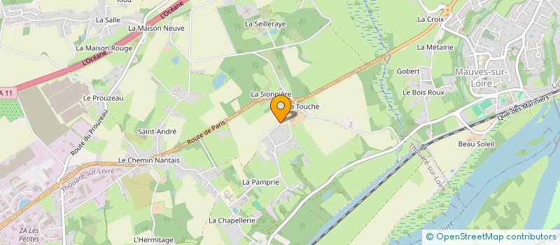 localisation de l'entreprise SCI BOUGUEREAU-LE CUILLIER  THOUARE-SUR-LOIRE