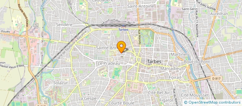 localisation de l'entreprise SCI BOUGUI  TARBES