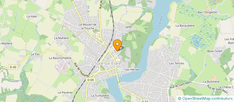 localisation de l'entreprise SCI BOUGUI  SUCE-SUR-ERDRE