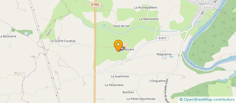 localisation de l'entreprise SCI BOUGUIER  MENIL