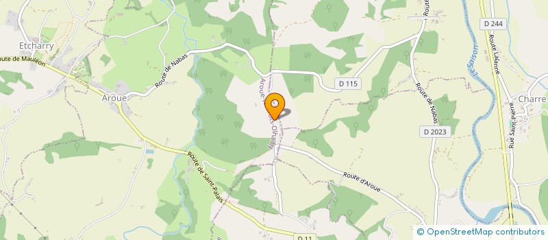 localisation de l'entreprise SCI BOUHABEN  AROUE-ITHOROTS-OLHAIBY