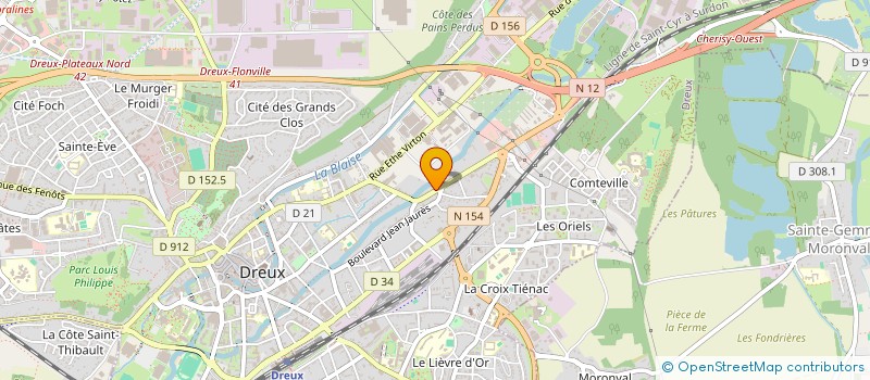 localisation de l'entreprise SCI BOUHADDI VILLERS à DREUX