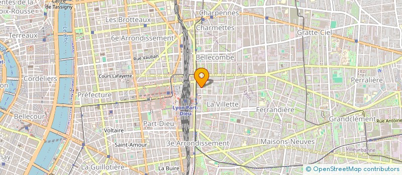 localisation de l'entreprise SCI BOUHAZEM  LYON