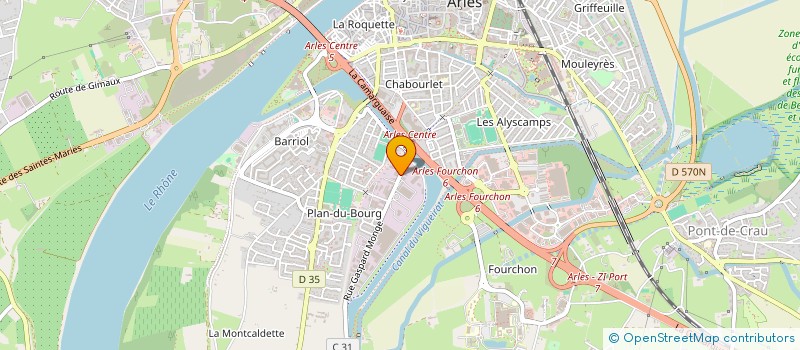 localisation de l'entreprise SCI BOUHDEL à ARLES