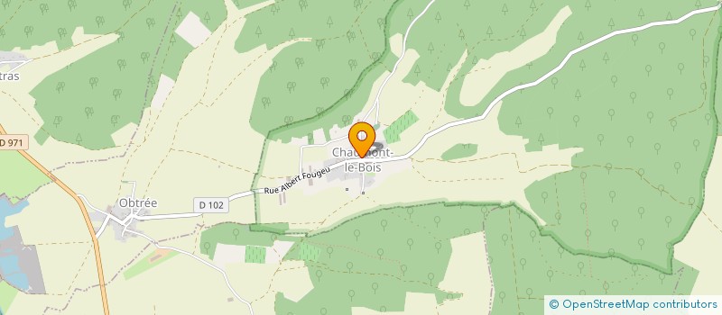 localisation de l'entreprise SCI BOUHELIER MARTIN  CHAUMONT-LE-BOIS