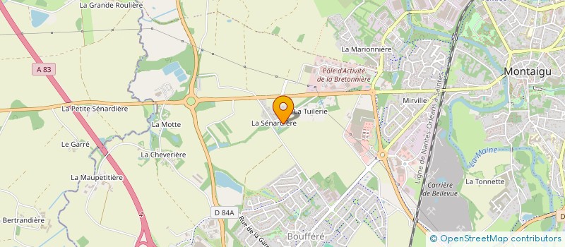 localisation de l'entreprise SCI BOUHIER GIRARD INVEST à MONTAIGU-VENDEE