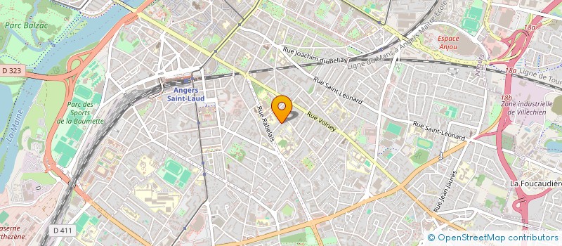 localisation de l'entreprise SCI BOUHIER-POUZET à ANGERS