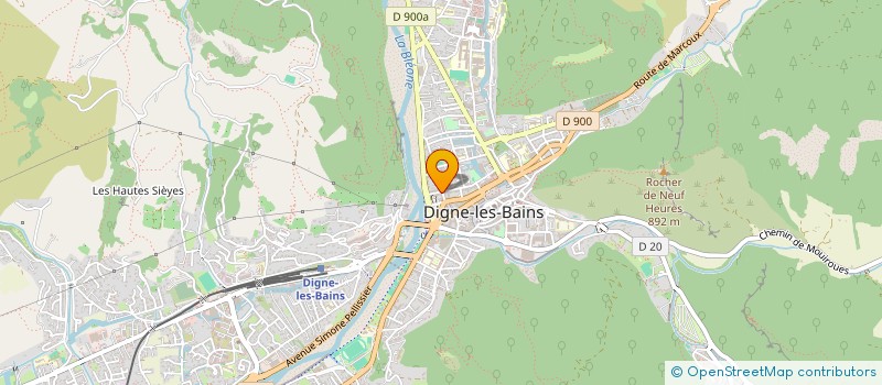 localisation de l'entreprise SCI BOUILLON à DIGNE-LES-BAINS