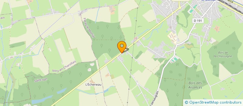 localisation de l'entreprise SCI BOUILLON MAZELLIER  PARAY-LE-MONIAL