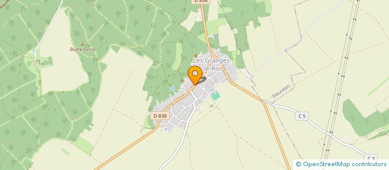 localisation de l'entreprise SCI BOUILLY SAINT JACQUES à LES GRANGES-LE-ROI