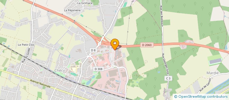 localisation de l'entreprise SCI BOUJAL  CHECY