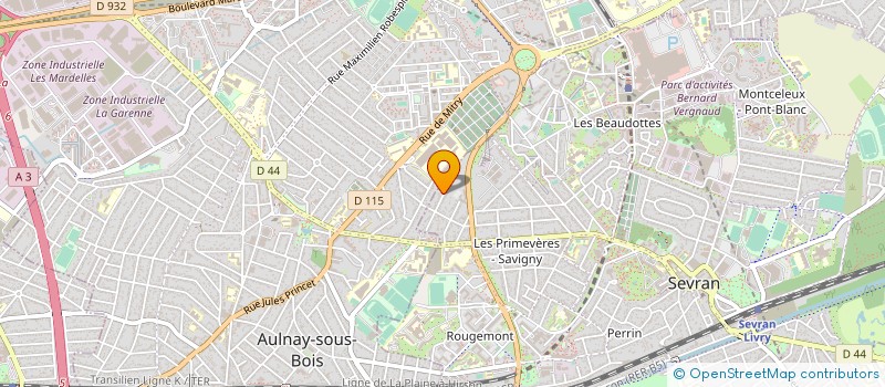 localisation de l'entreprise SCI BOUJANA à SEVRAN