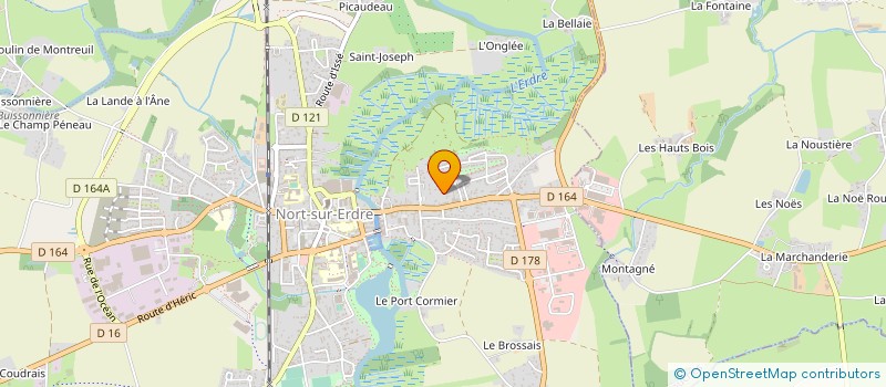 localisation de l'entreprise SCI BOUJAPAL  NORT-SUR-ERDRE