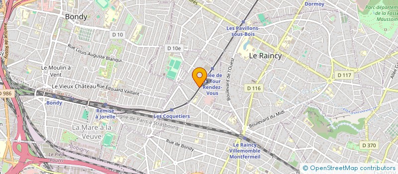 localisation de l'entreprise SCI BOUKRA à VILLEMOMBLE
