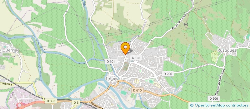 localisation de l'entreprise SCI BOUKRAA GIOVANNINI  TREBES