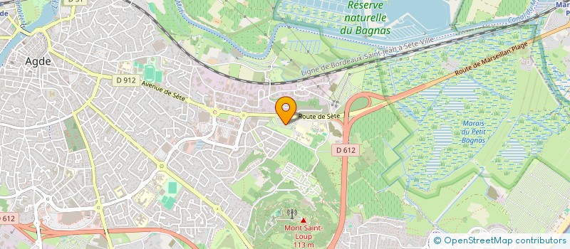 localisation de l'entreprise SCI BOUKUTHY à AGDE