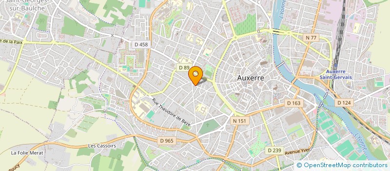 localisation de l'entreprise SCI BOUL à AUXERRE