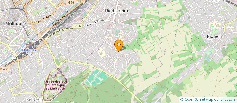 localisation de l'entreprise SCI BOUL & DJON  RIEDISHEIM