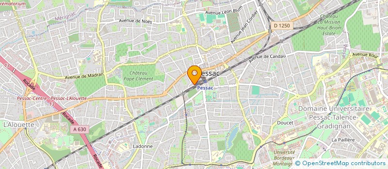 localisation de l'entreprise SCI BOULAC à PESSAC