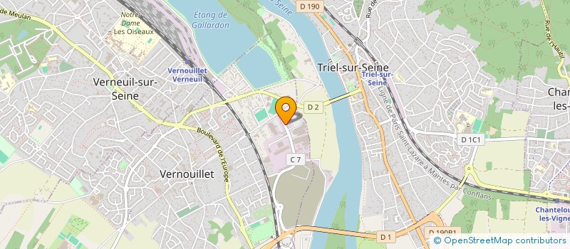 localisation de l'entreprise SCI BOULAIN à VERNOUILLET