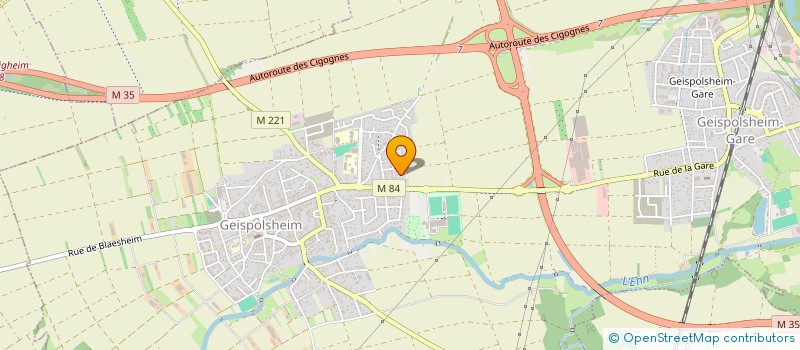 localisation de l'entreprise SCI BOULAIRE  GEISPOLSHEIM