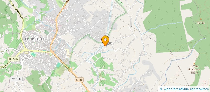 localisation de l'entreprise SCI BOULAIS  LE BEAUSSET