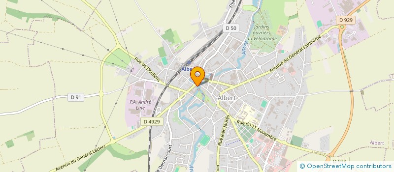 localisation de l'entreprise SCI BOULAN  ALBERT