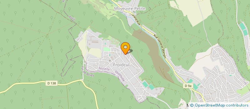 localisation de l'entreprise SCI BOULANGE  MOYEUVRE-GRANDE