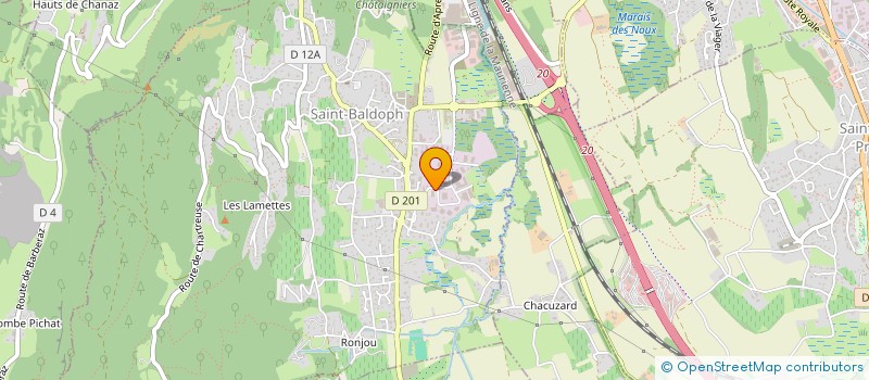 localisation de l'entreprise SCI BOULANGE  SAINT-BALDOPH