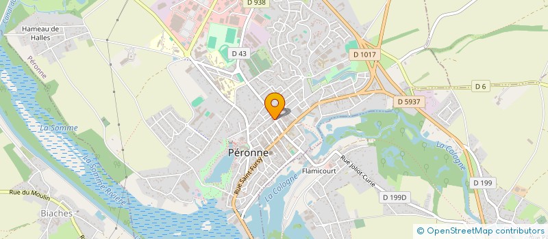 localisation de l'entreprise SCI BOULANGER à PERONNE