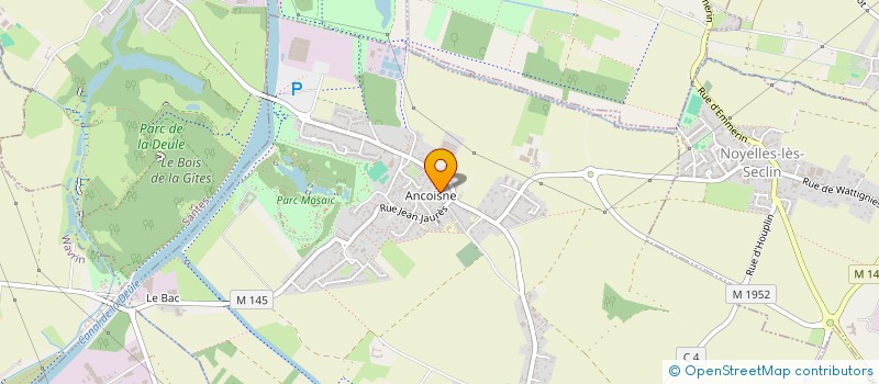 localisation de l'entreprise SCI BOULANGER FENELON  HOUPLIN-ANCOISNE