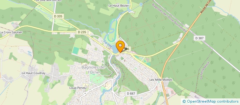 localisation de l'entreprise SCI BOULANGER GASNIER à BAGNOLES-DE-L'ORNE-NORMANDIE