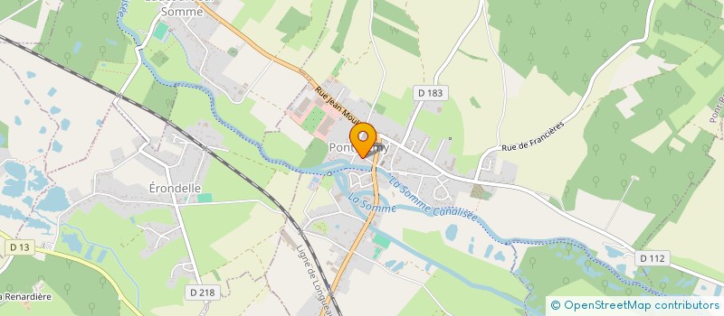 localisation de l'entreprise SCI BOULANGER TREVILLE  PONT-REMY