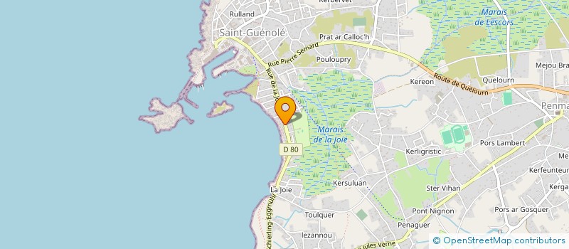 localisation de l'entreprise SCI BOULANGERIE COAT PIN  PENMARCH