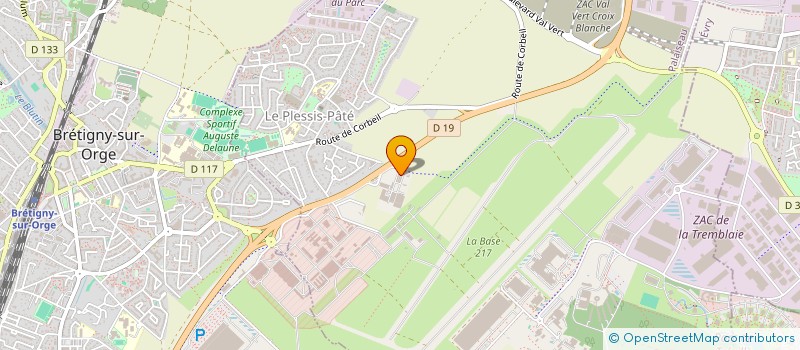 localisation de l'entreprise SCI BOULANGERIE FF  LE PLESSIS-PATE