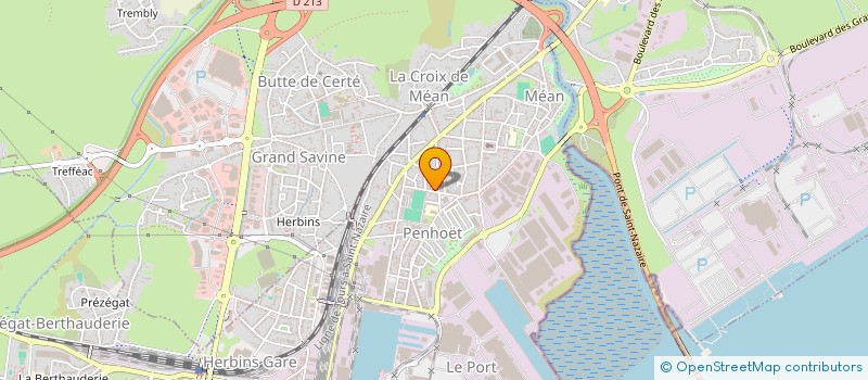 localisation de l'entreprise SCI BOULANGERIE MOREL  SAINT-NAZAIRE