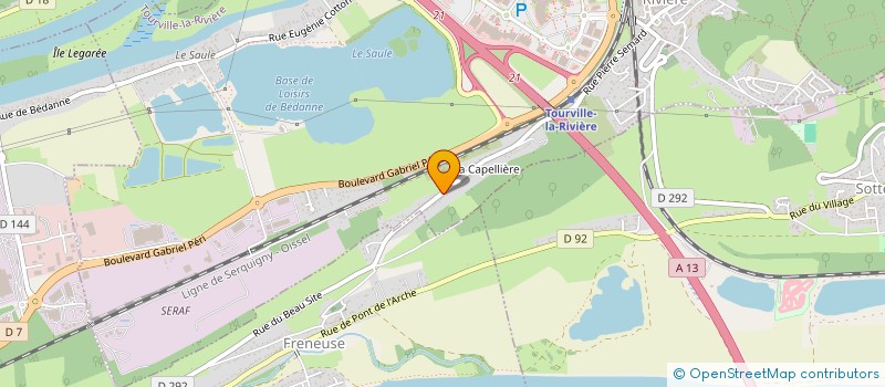 localisation de l'entreprise SCI BOULARD INVESTISSEMENT  TOURVILLE-LA-RIVIERE