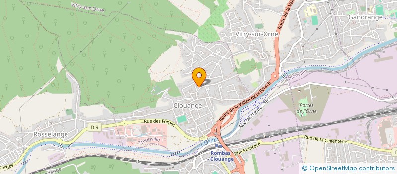 localisation de l'entreprise SCI BOULARIAH-BOFFO  CLOUANGE