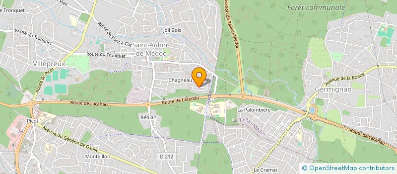 localisation de l'entreprise SCI BOULAS  SAINT-AUBIN-DE-MEDOC