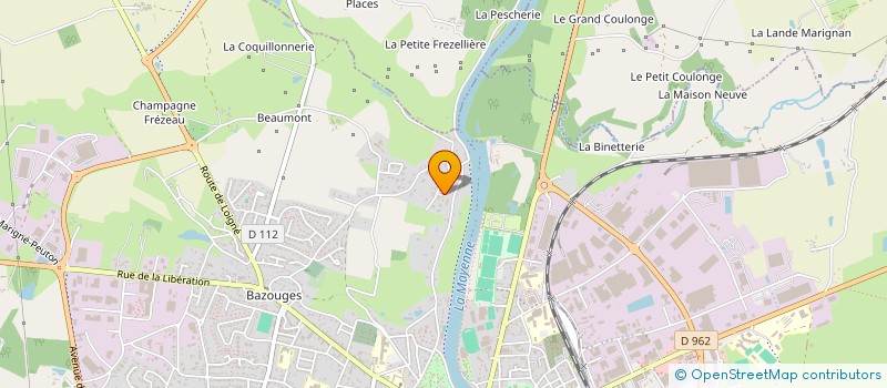 localisation de l'entreprise SCI BOULAU  CHATEAU-GONTIER-SUR-MAYENNE